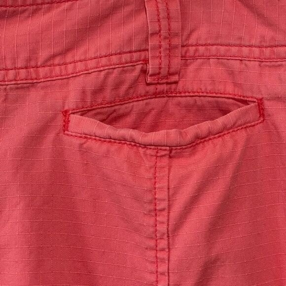 Calvin Klein Women's High Rise Cropped‎ Pants Pink Coral Size 16 - Picture 3 of 13